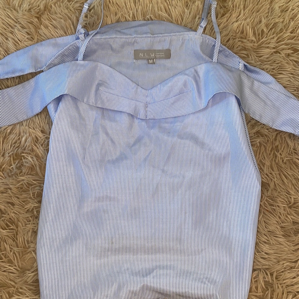 Stripped off the shoulder